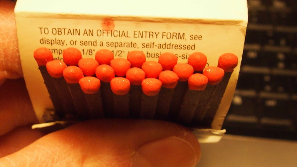 Marlboro Unlimited, Philip Morris, zapałki Eddy Match, Canada 1996 rok