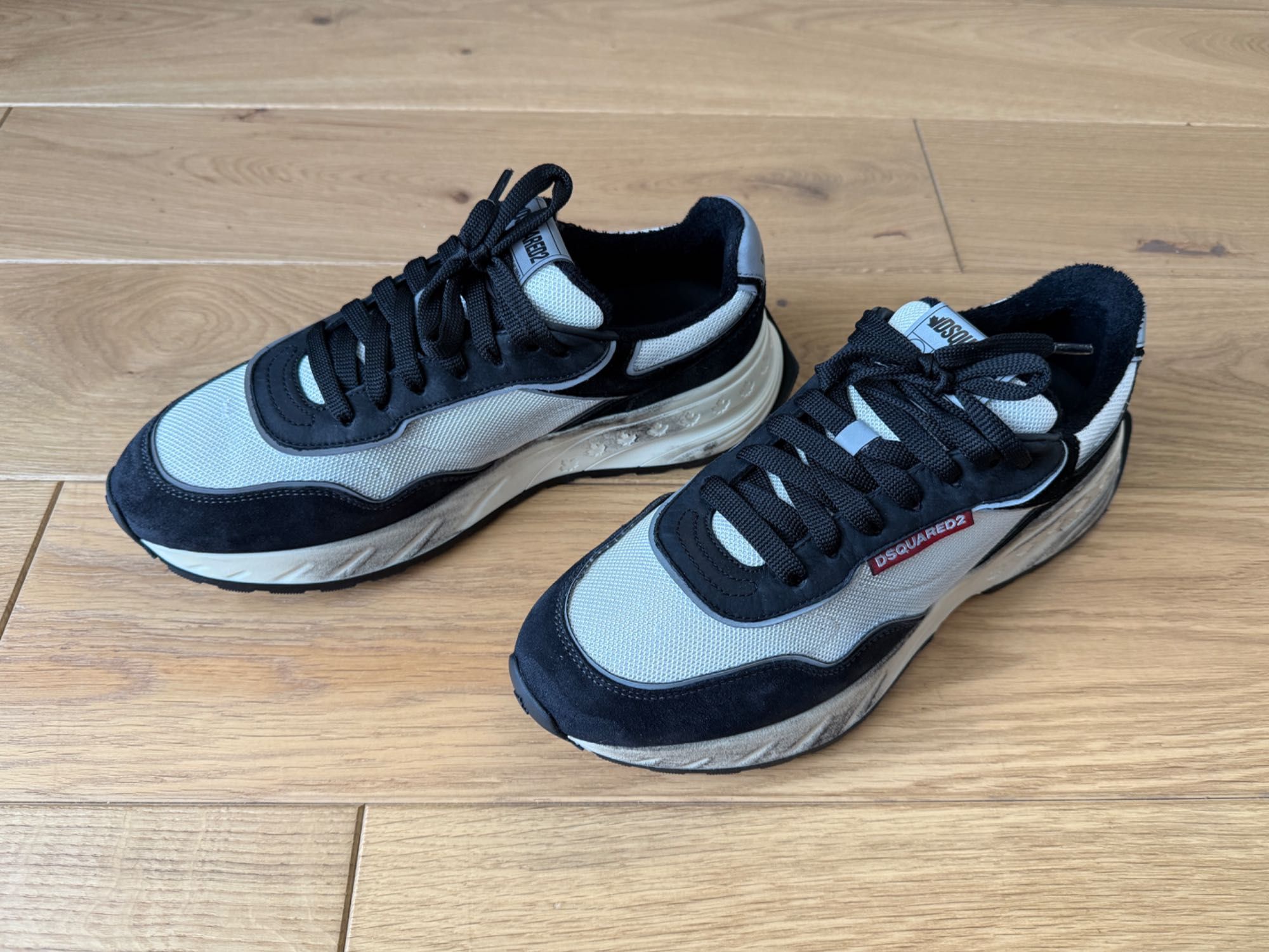 Dsquared2 Męskie Buty Sprinter Czarne 43