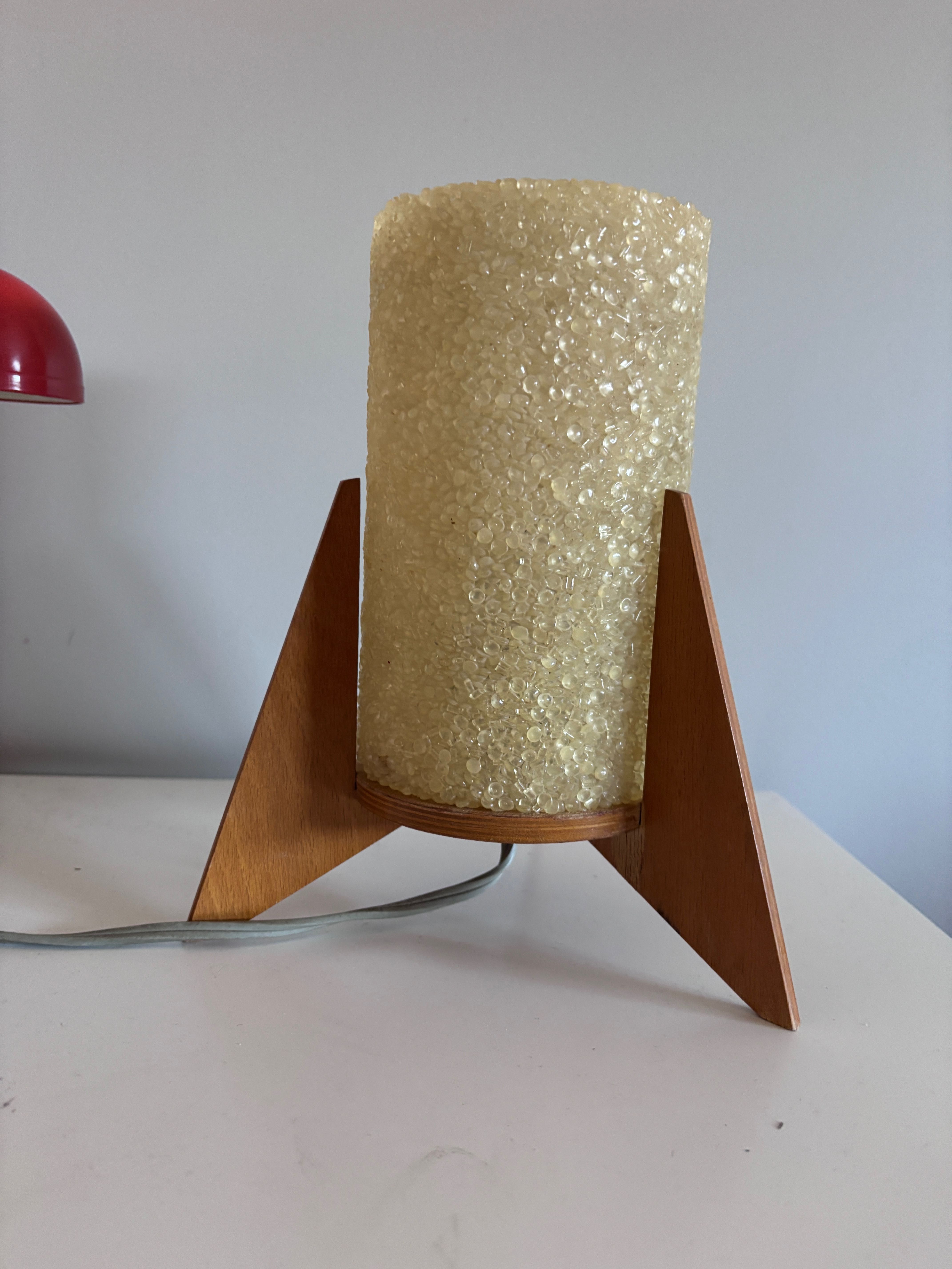 Lampa rakieta-Pokrok Zlína space age retro prl