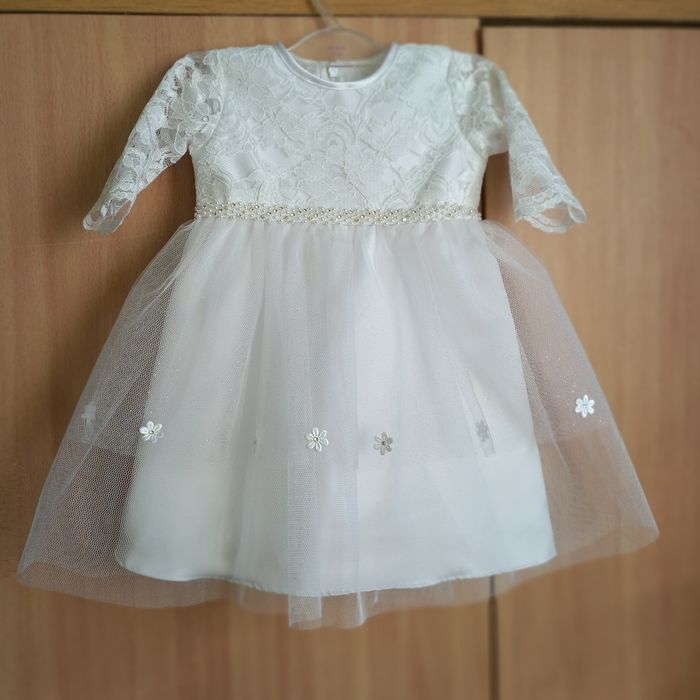 Sukieneczka do chrztu 68 cm