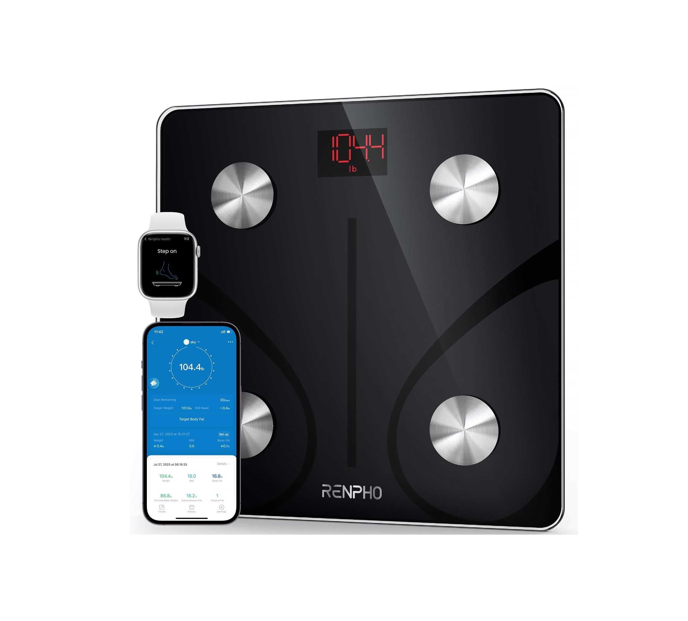 Nowa! waga bluetooth Renpho analityczna SMART BMI 13 parametrów