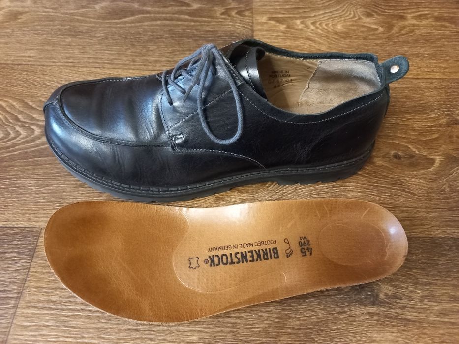 Кожаные туфли ботинки BIRKENSTOCK