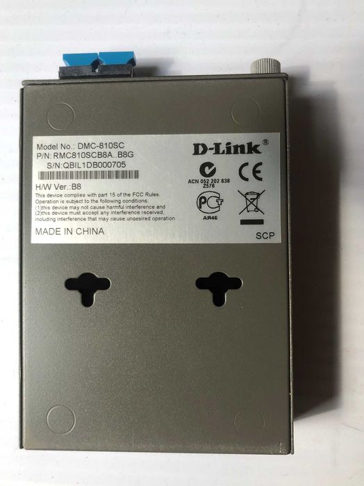 Медиаконвертер D-LINK DMC-810SC