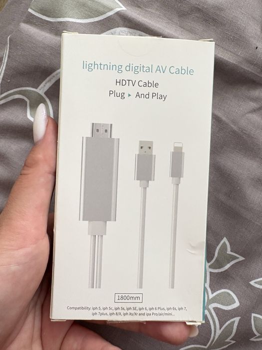 Кабель Lightning Digital AV HDTV Cable OT-7522C (1.8м)