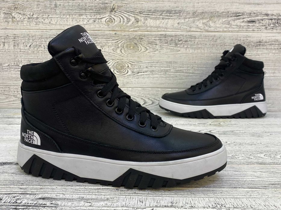 Зимові чоботи THE NORTH FACE Шкіра! високі шкіряні кеди кросівки берці