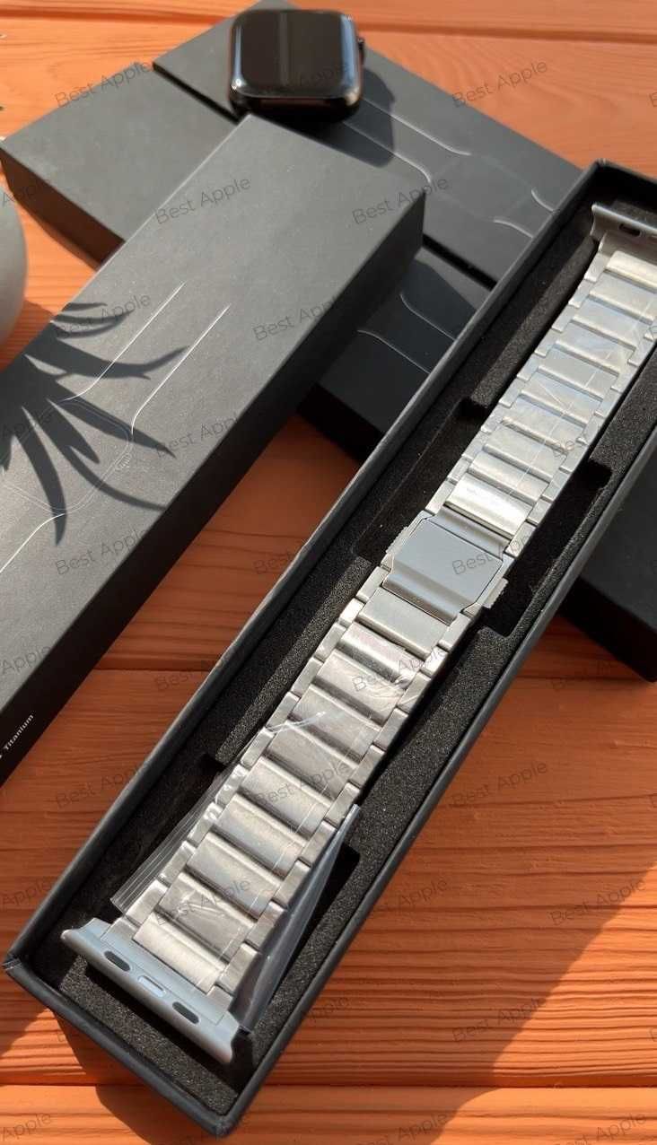 Nomad Steel Hardware Silver ремінець для Apple Watch 44/45/Ultra 1/2