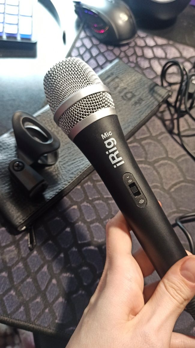 Irig mic конденсаторный микрофон для телефона mac os, android