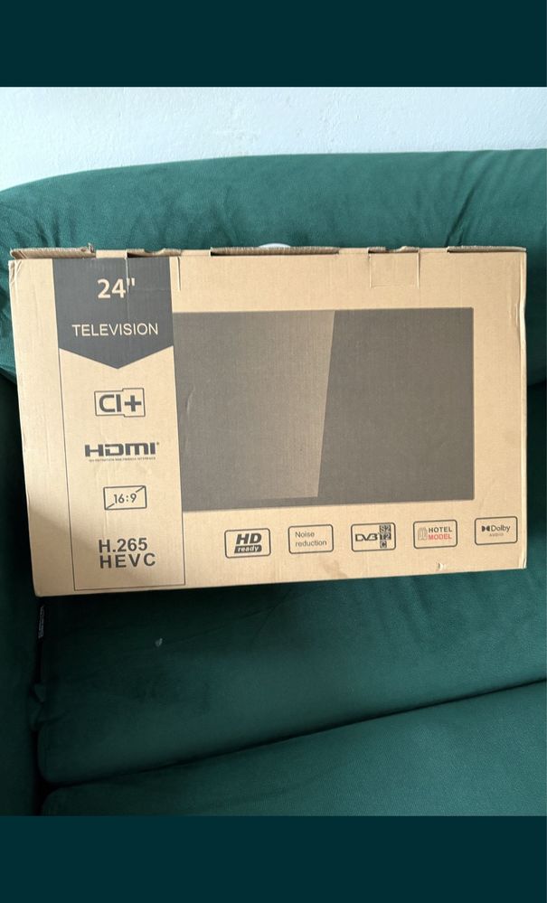 Telewizor TuTu 24 cale, telewizor z płaskim ekranem HD LED 720