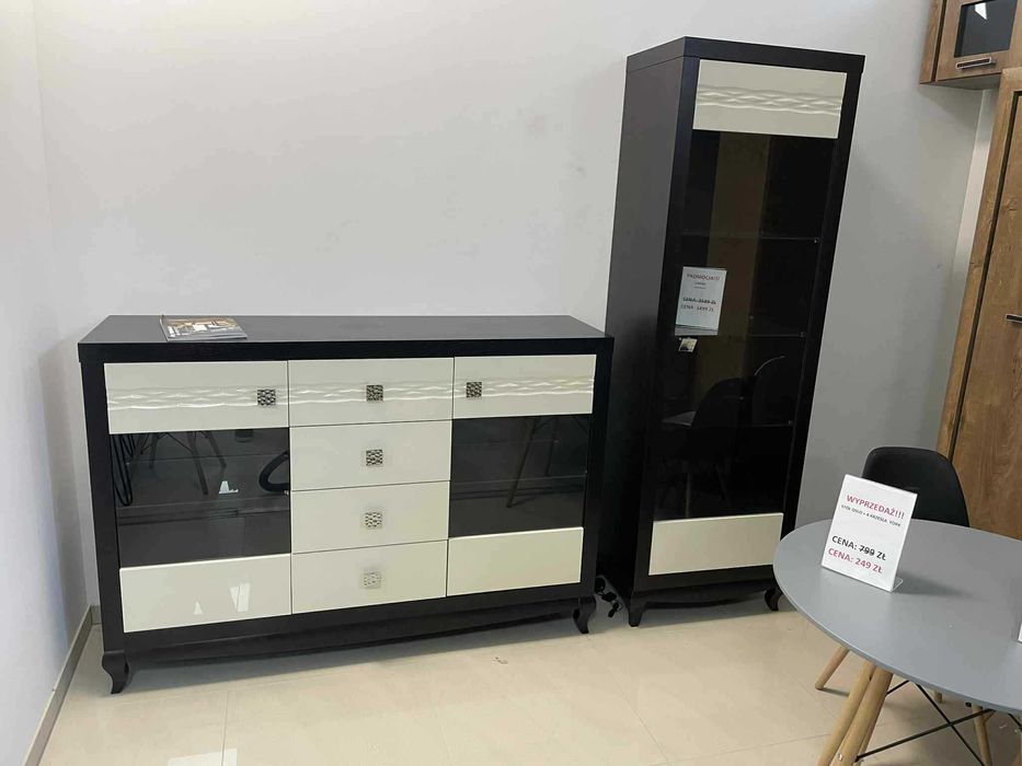 (102WN) Witryna + komoda, Largo , wyprzedaż 1899 zł