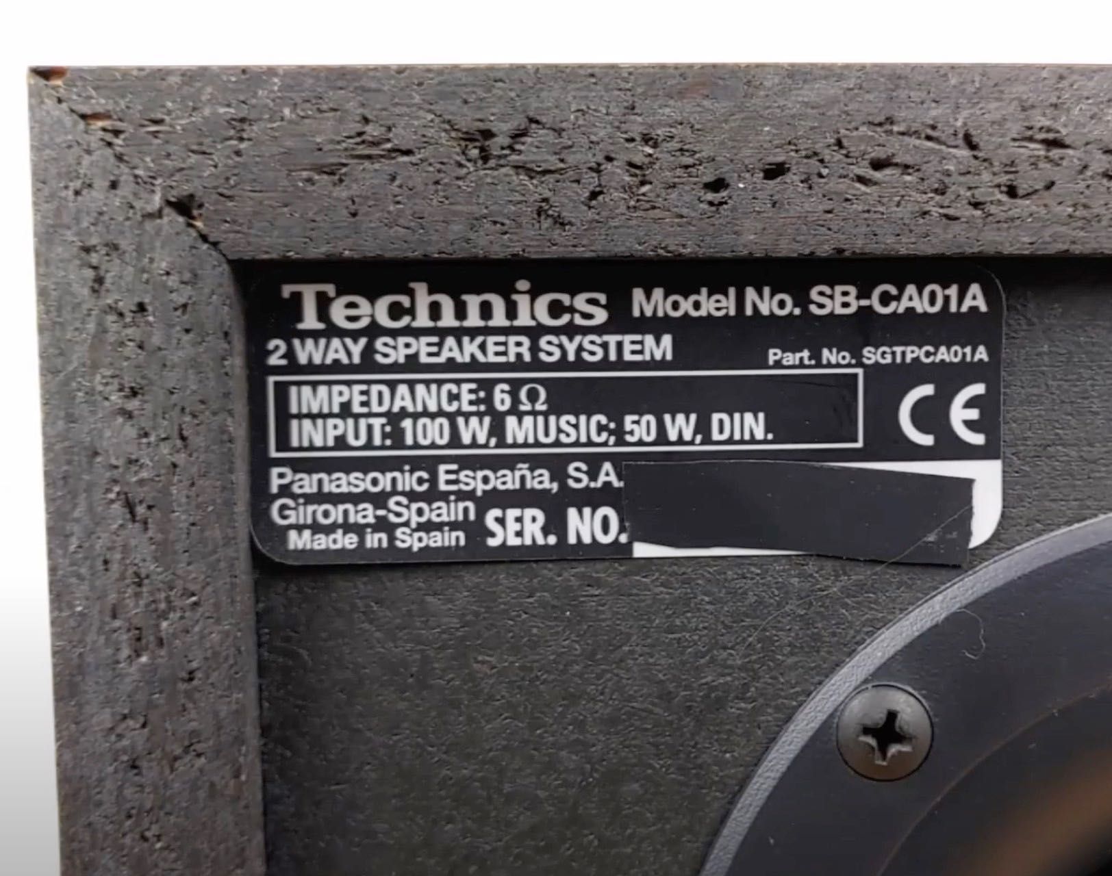 Акустична система Technics SB-CA01A
