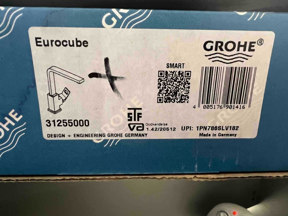 Кухонний змішувач Grohe EUROCUBE 31255000 — Оригінал, новий!