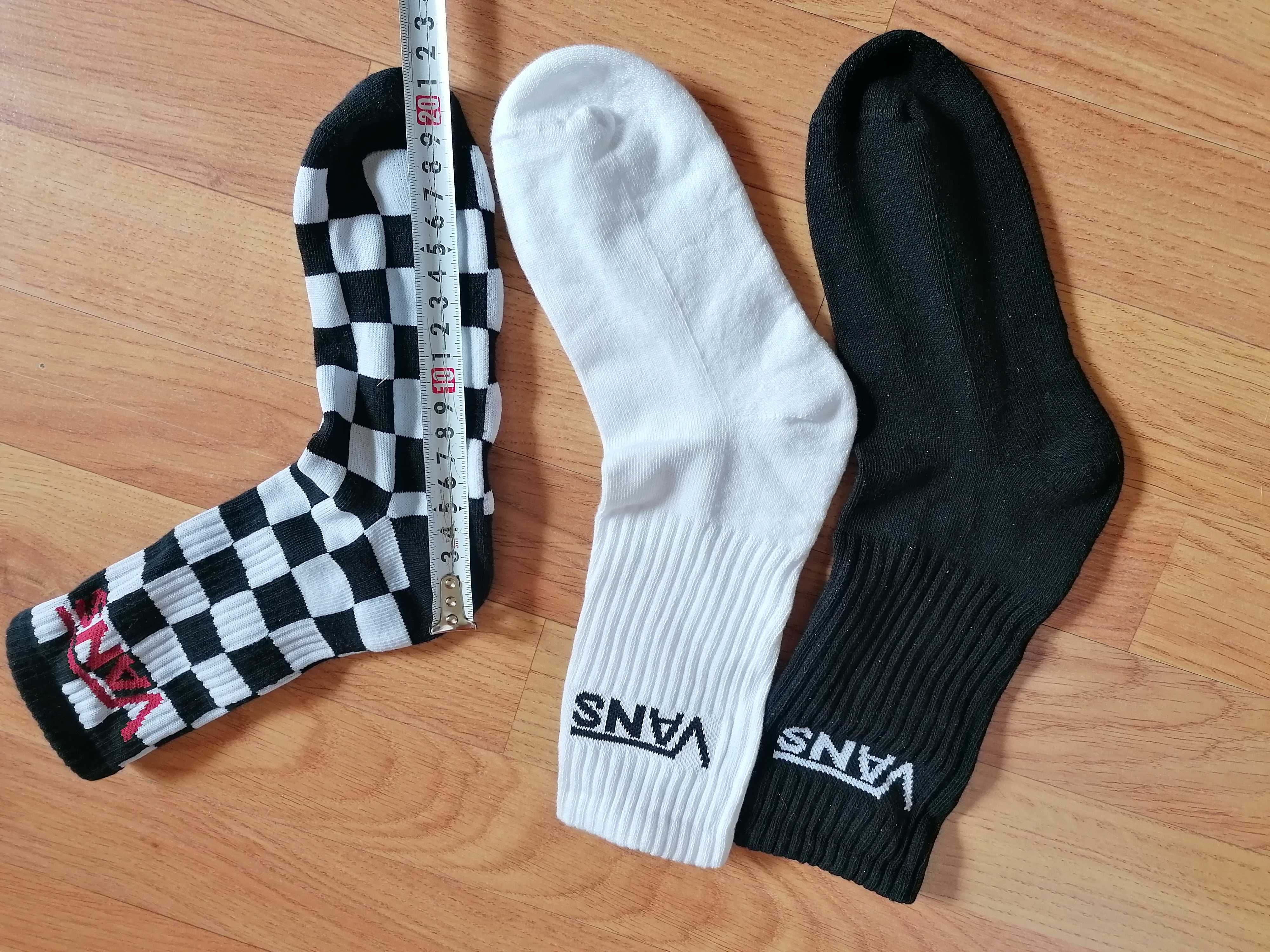 VANS SKARPETY 31,5 - 38 oryginalne 3 pary, nowe bez metki