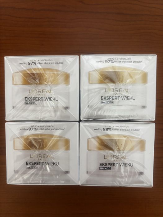 Zestaw 4 kremów L’Oreal Paris 40+ na dzień i na noc