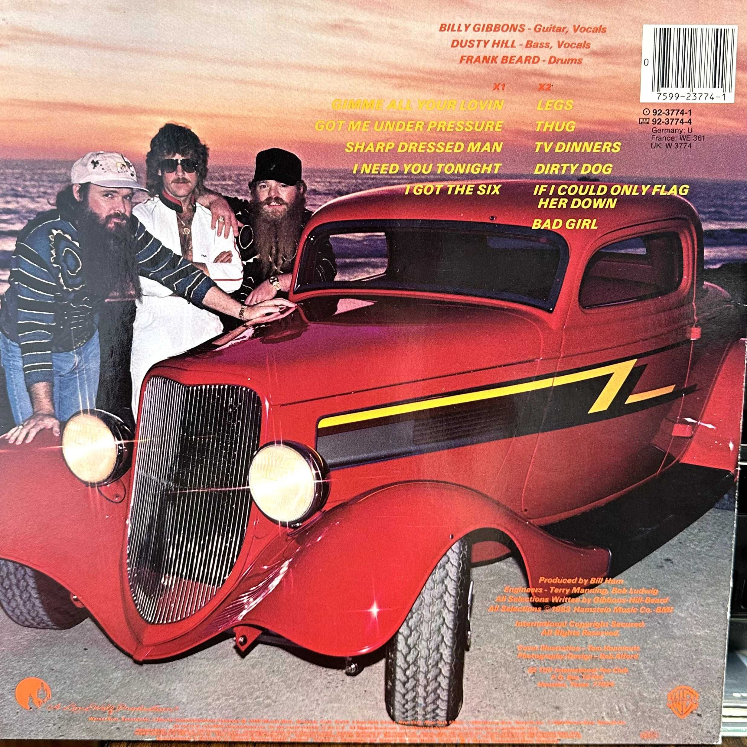 ZZ Top - Eliminator (Vinyl, 1983, Germany)