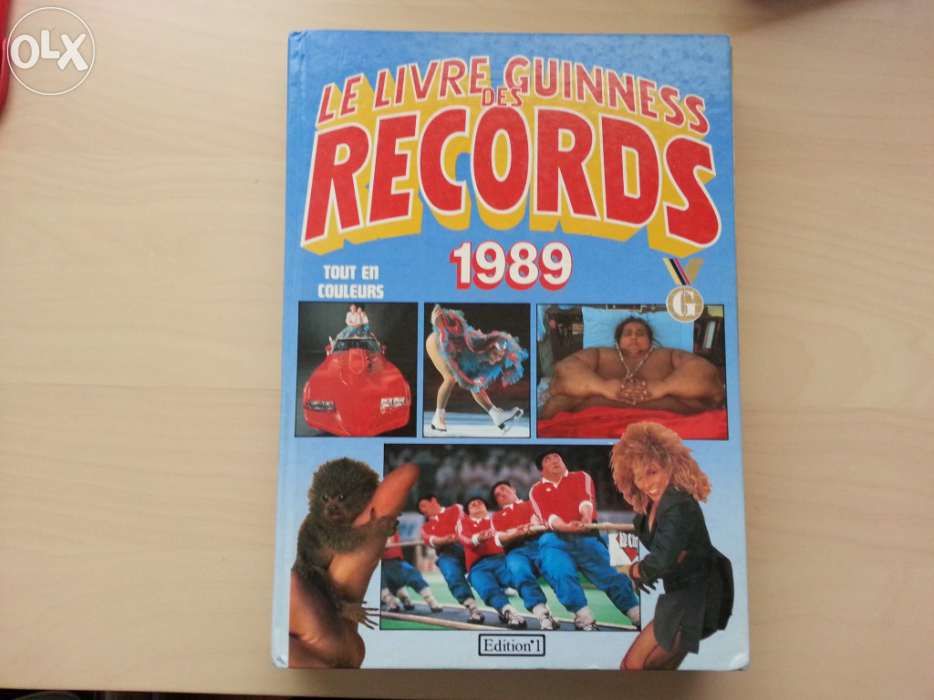 Livro records guiness 1989 1ª edição