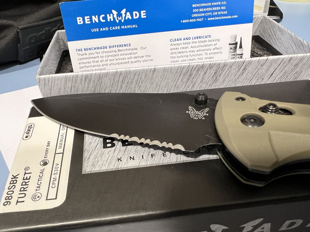 Navalha Benchmade 980 Turret