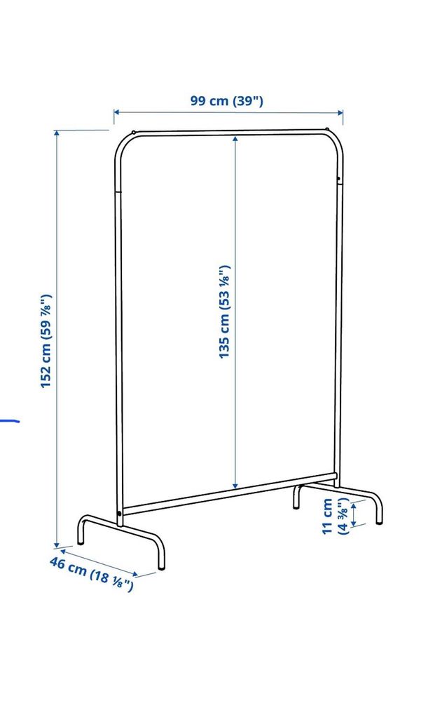 Wieszak funkcjonalny z IKEA