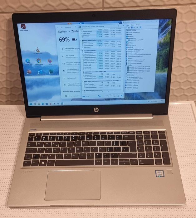 Biznesowy laptop HP ProBook 450 G6, 15,6”, i3 8gen., 12GB RAM