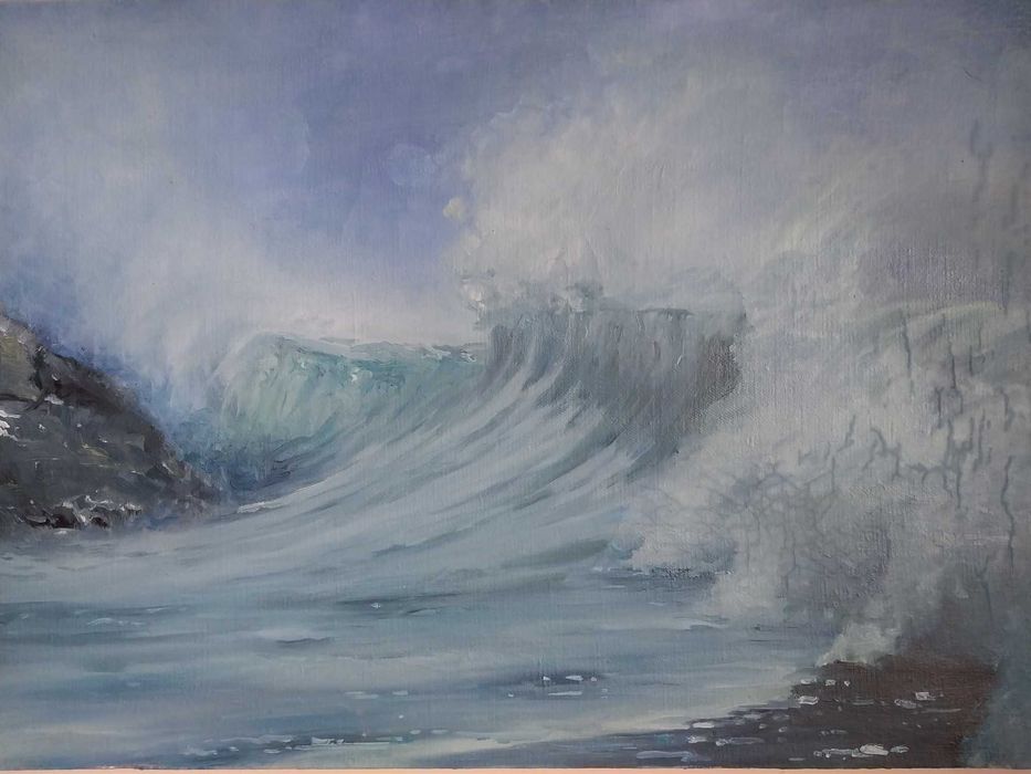 Картины морской пейзаж/ холст масло на подрамнике.