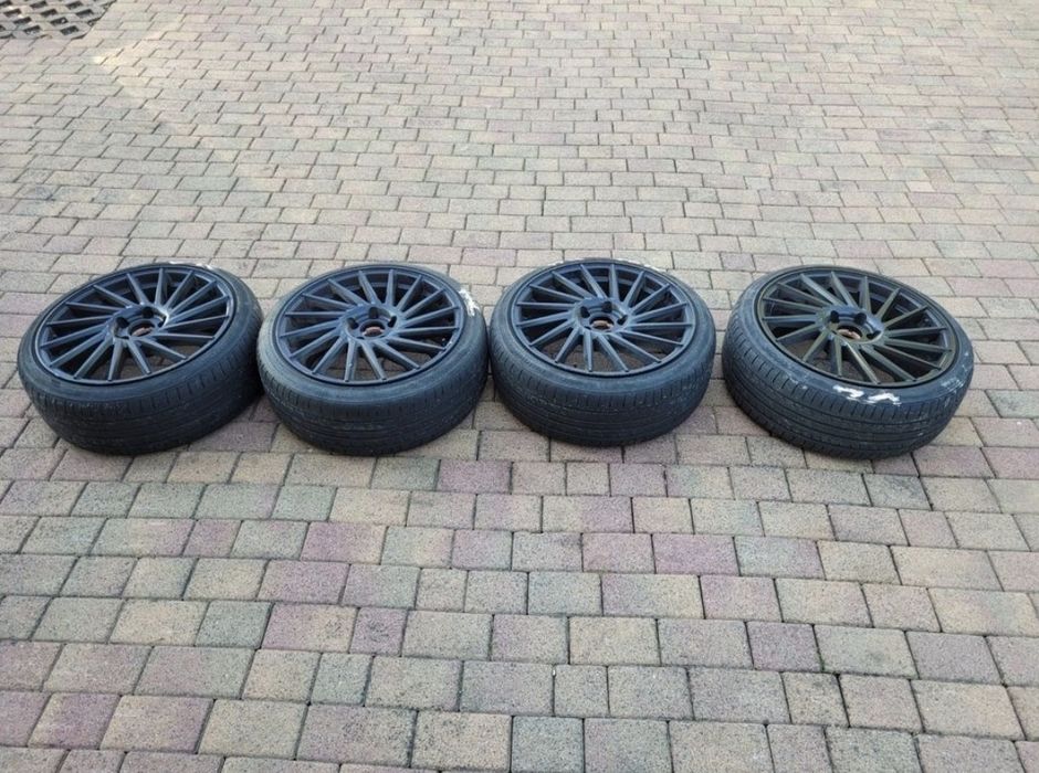 4x 18 Keskin KT17 5x112 ET 45 otwór 57.1 Nienaprawiane skoda seat VW