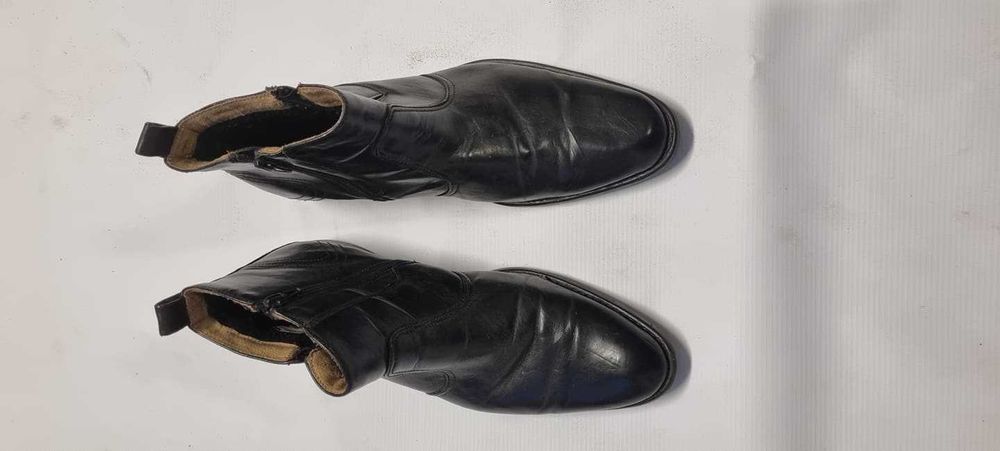 Buty męskie Botki czarne krótkie rozmiar 42