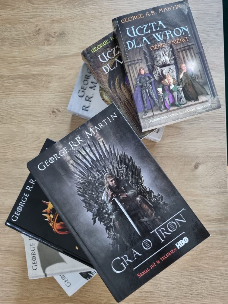 Książki Gra o tron R.R. Martin 7 książek