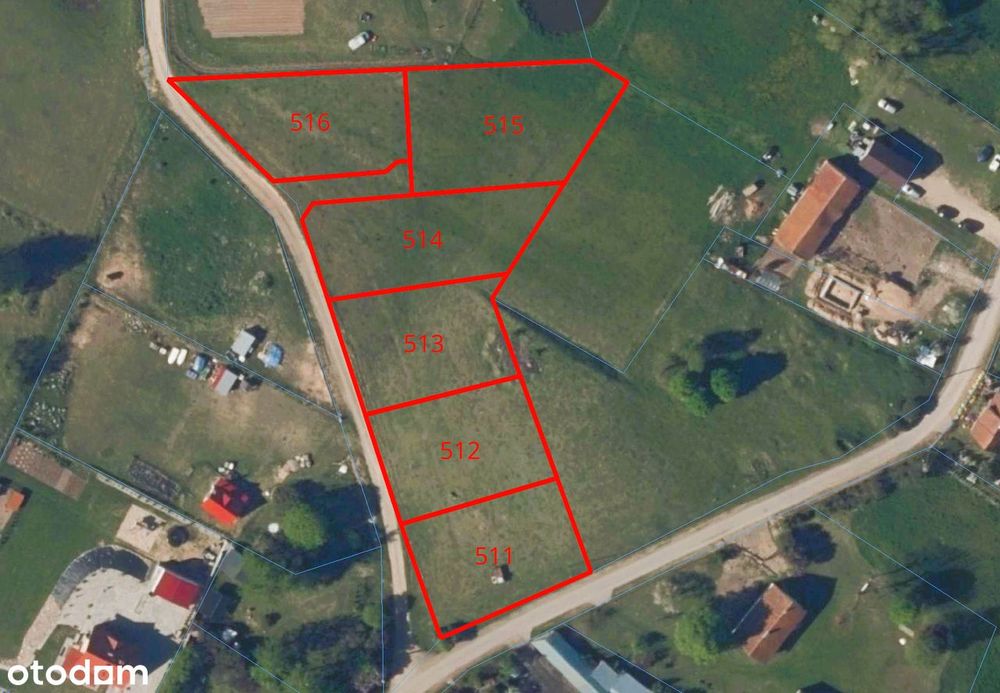 Działki pod zabudowę jednorodzinną z WARUNKAMI ZABUDOWY!