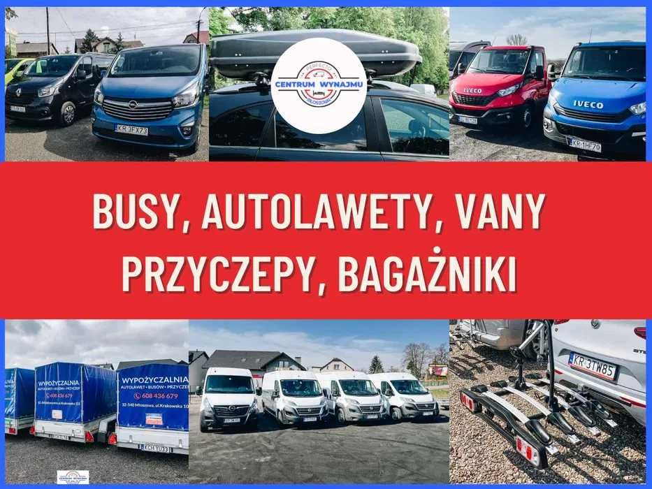 Wynajem Busa Busów 9-os Renault Trafic Wolne Terminy od 14.08.2025