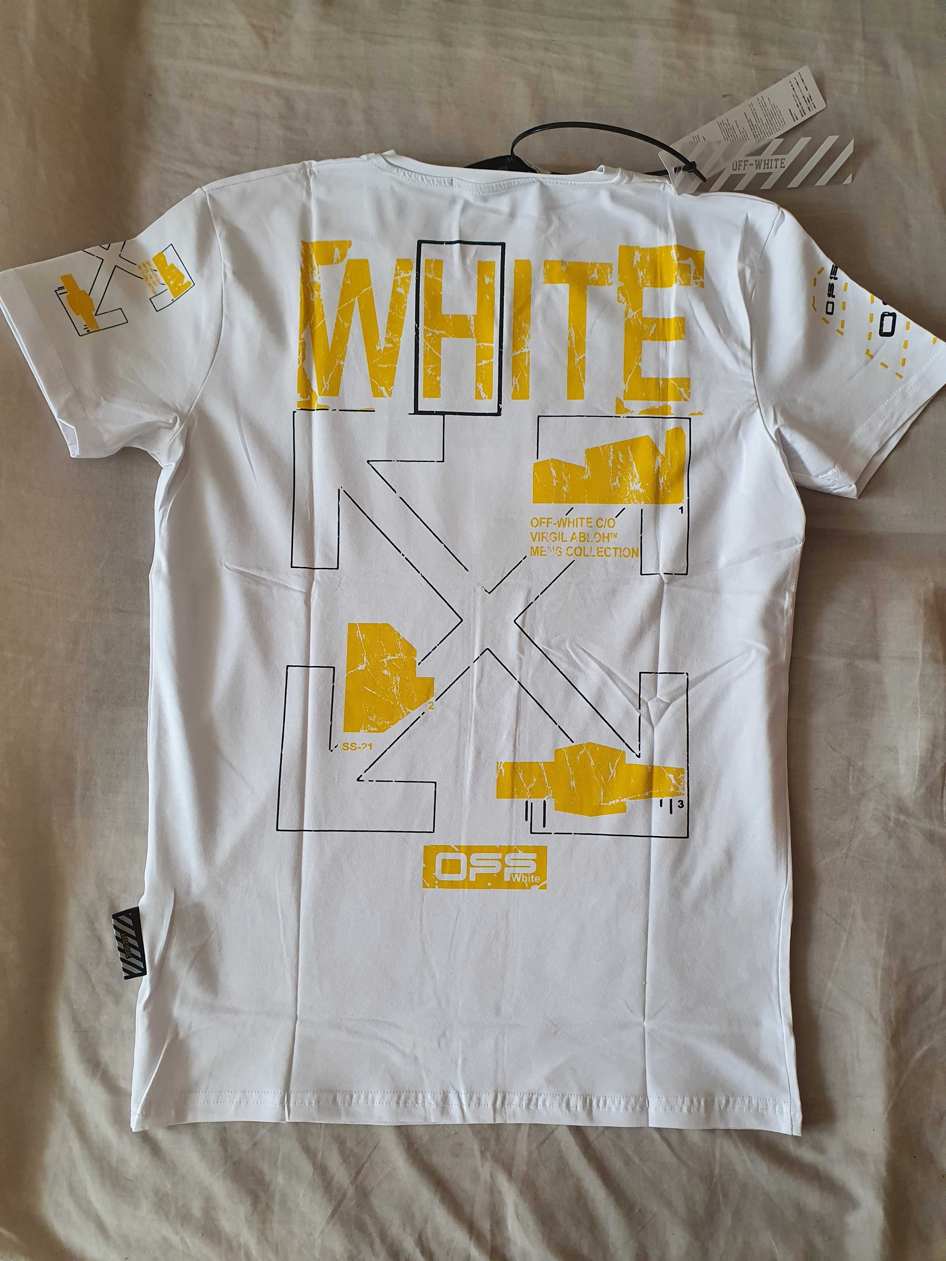 NOWA koszulka Off-White L t-shirt Off tshirt idealny na prezent