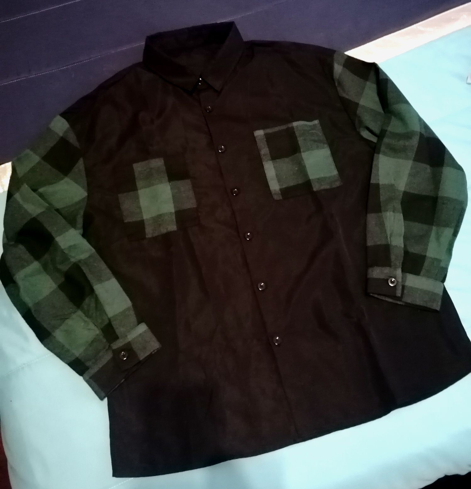 Camisa de Homem "Greenish" XL [NOVA]