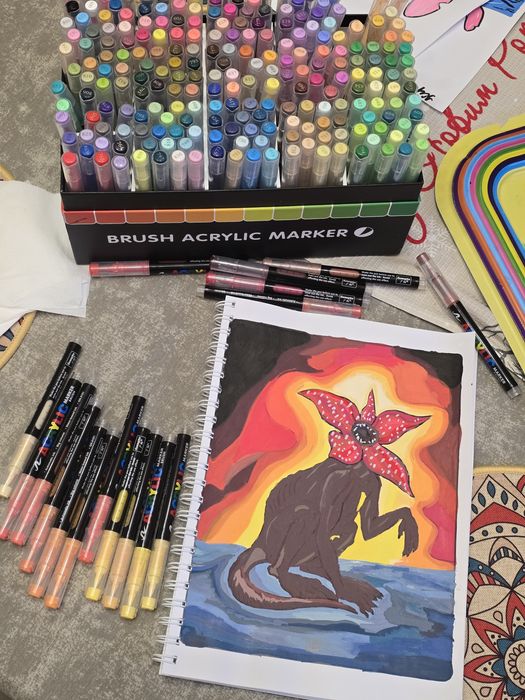 Акрилові маркери 60 шт