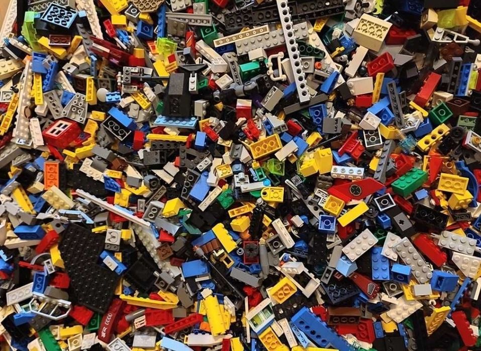 2 kg klocków lego + płytka 32x32