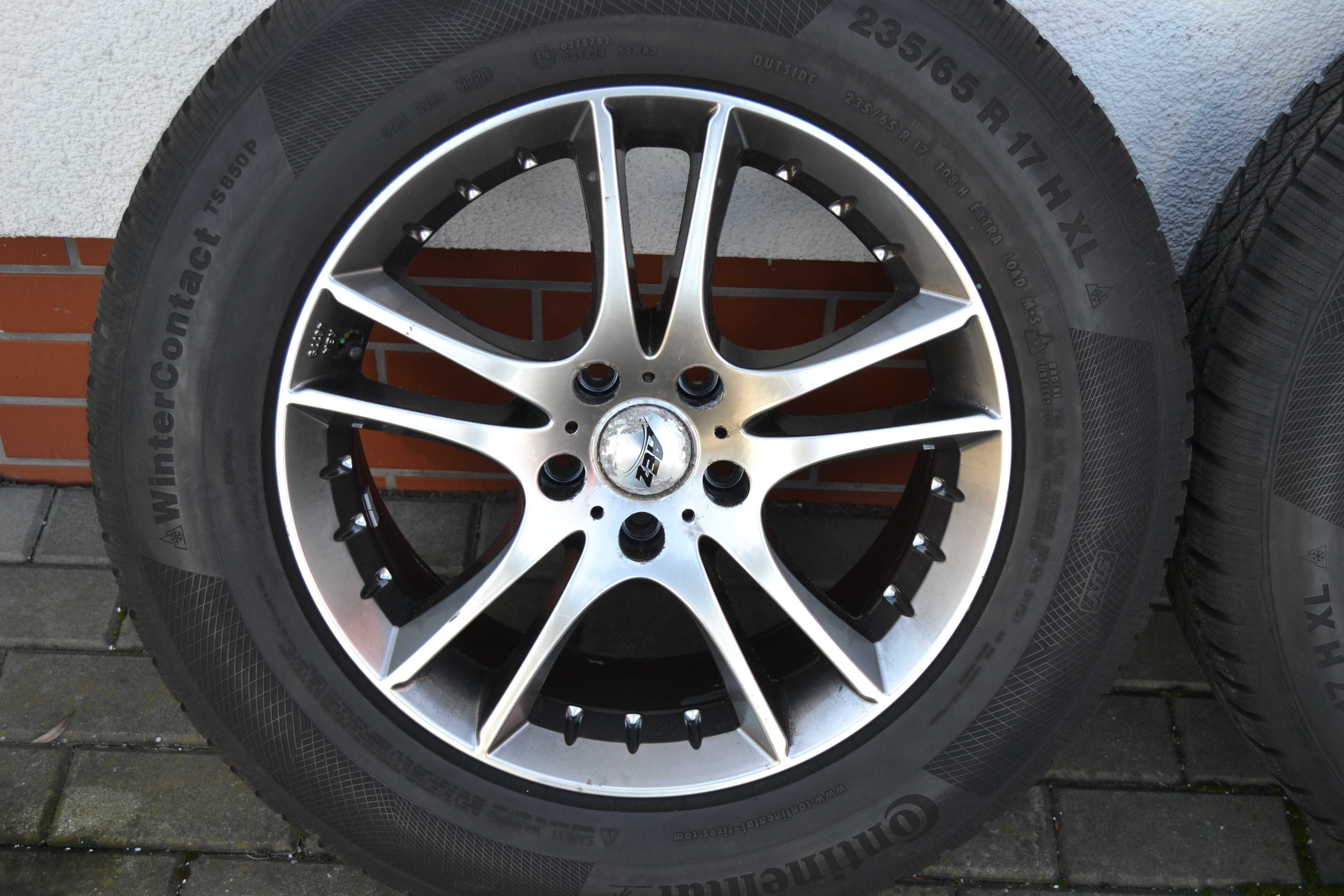 Komplet kół zima Audi Q5 Mercedes VW 5x112 235/65r17 Continental q5