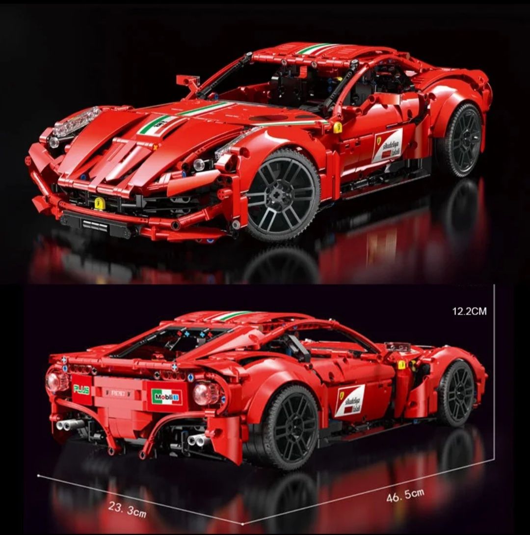 Ferrari F12 klocki typu Technic 1782 el. (nie Lego)