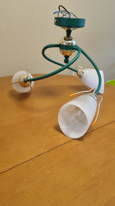 Żyrandol metalowy trójramienny