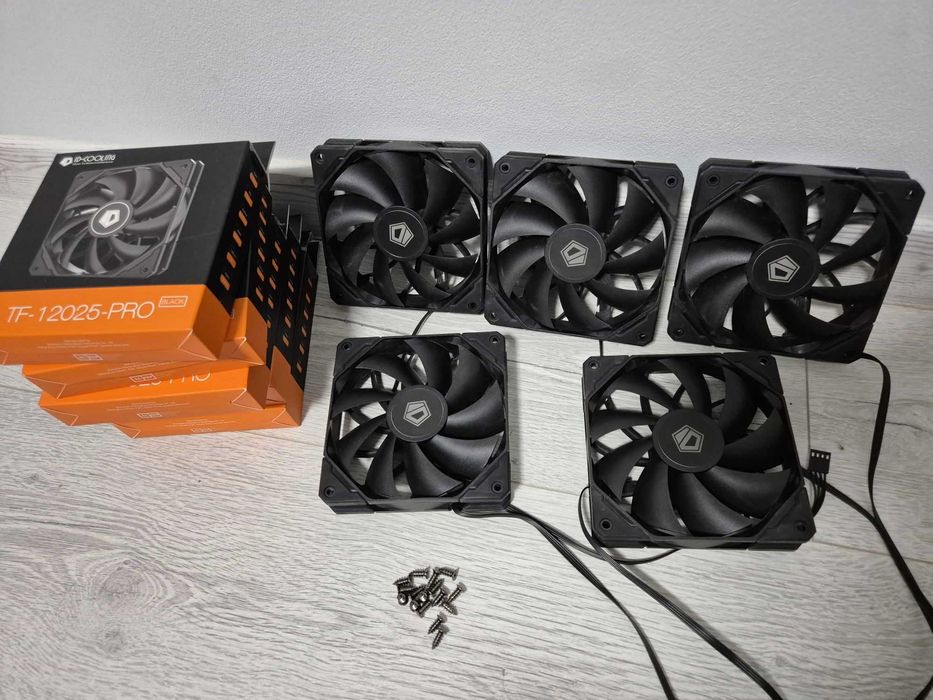 120mm 4pin PWM вентилятор ID-Cooling до 1800 об\хв