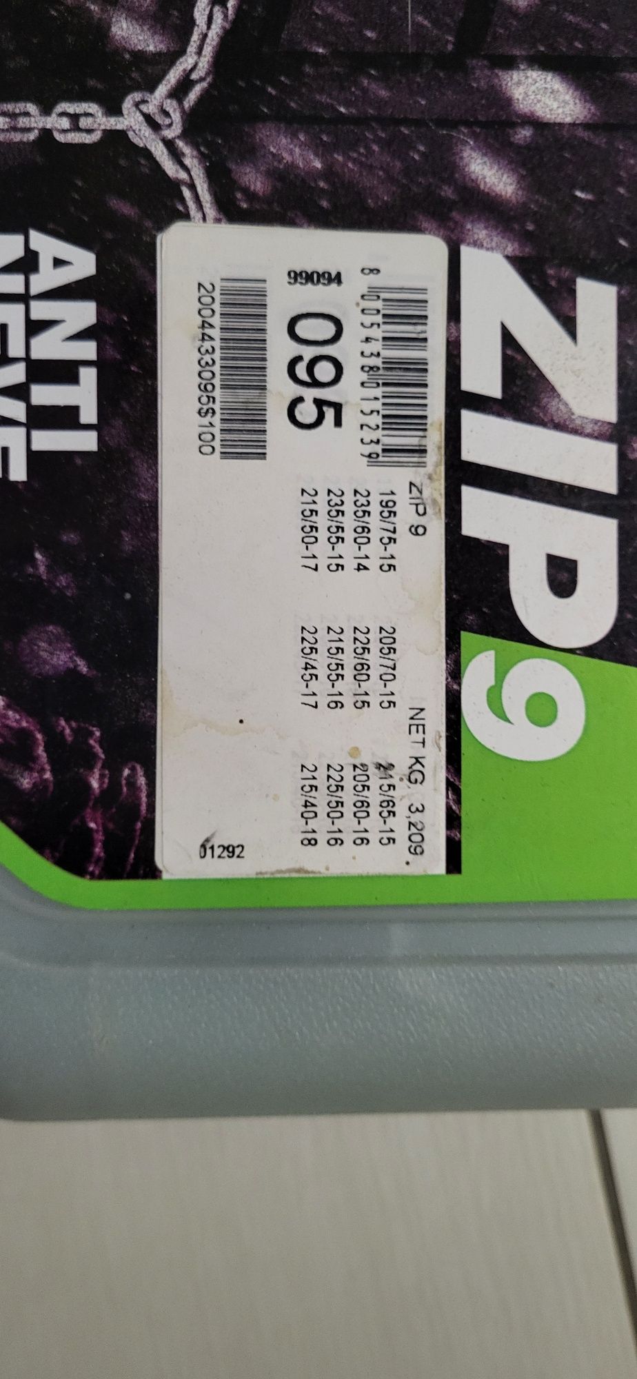 Łancuchy śniegowe KONIG Zip 9 095