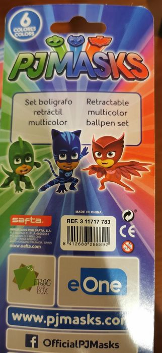 Conjunto PjMasks papelaria NOVO