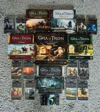 Gra o tron LCG gra karciana MEGA zestaw unikat