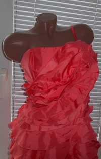 скидка платье 44-46 размер цвет коррал