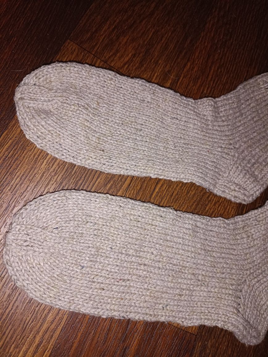 Мужские вязаные носки 44-45 размер