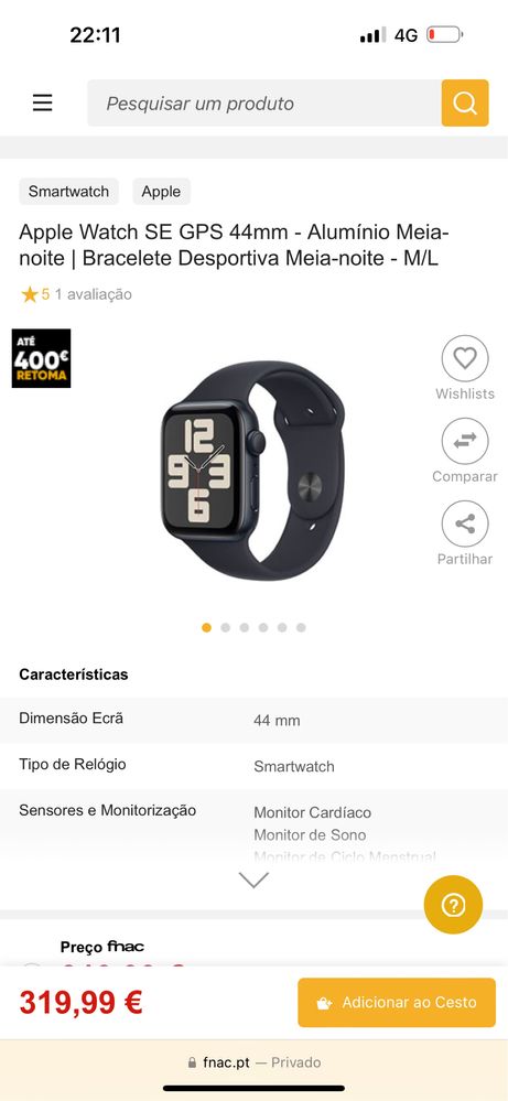 Apple watch Se 44mm (2023)