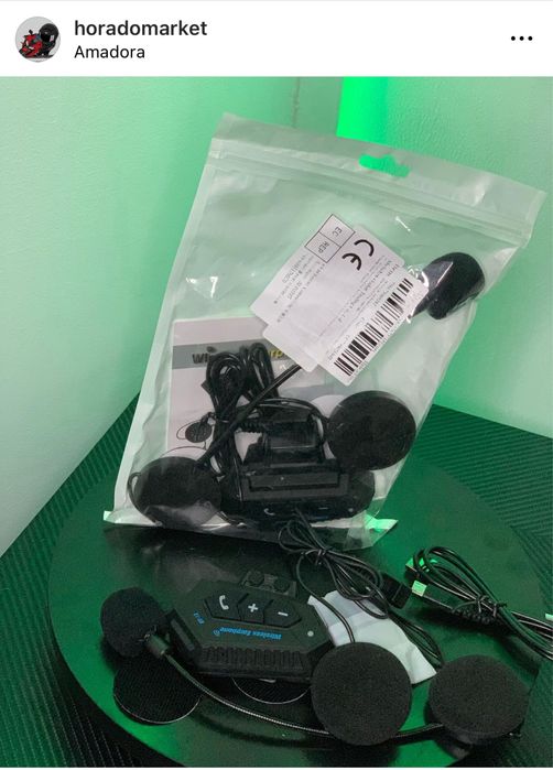 Fone bluetooth moto intercomunicador novo