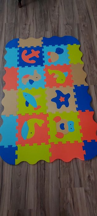 Tapete puzzle para criança