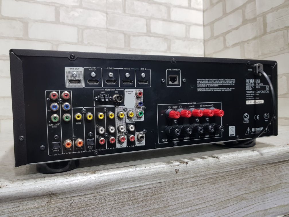 5.1 AV ресивер YAMAHA RX-V473, HDMI, USB, LAN, б/у з Німеччини