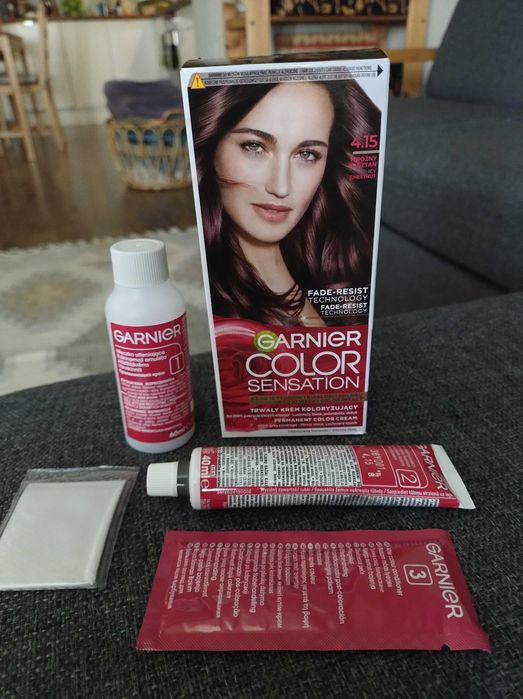 Garnier Color Sensation Farba do włosów 4.15 Mroźny kasztan