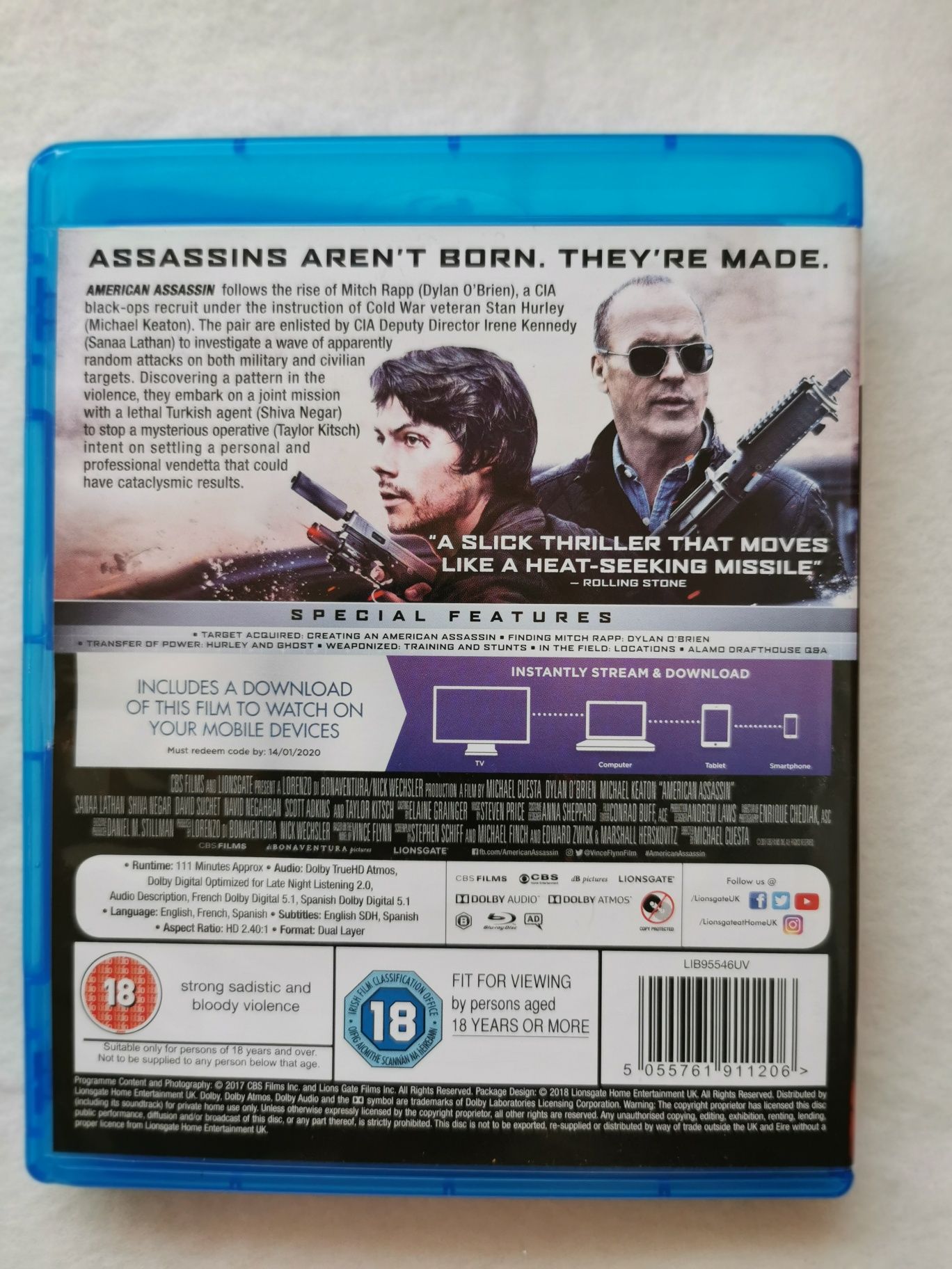 American Assassin Blu-ray (En) (2017) Bluray