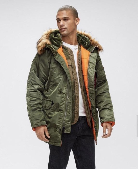 Alpha  N-3B парка, хакі Large