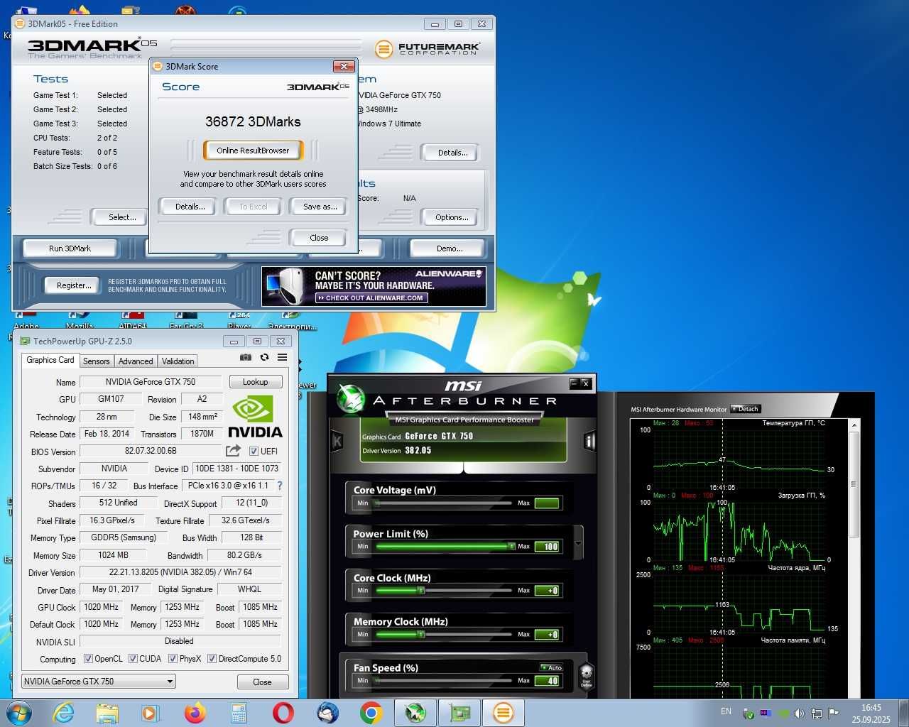 Geforce GTX750 1Gb DDR5