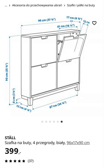 Szafka na buty Stall